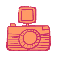 Camara Sticker by Terra Translations