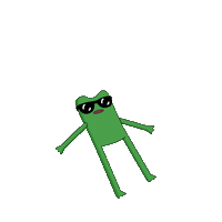 Feeling Myself Deal With It Sticker by fwogs