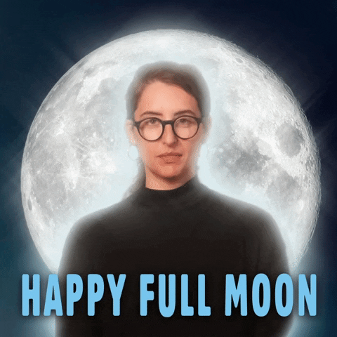 Full Moon GIF by giphystudios2022
