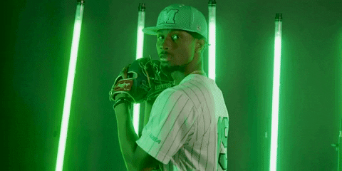 Baseball Ball GIF by Marshall University Athletics