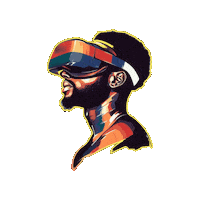 Virtual Reality Vr Sticker by Preneura