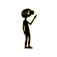Virtual Reality Vr Sticker by Preneura