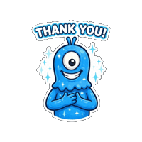 Mood Thank You Sticker by Momo & Tulus