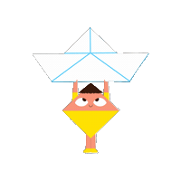 Cerf Volant Animation Sticker