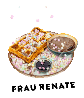 FrauRenate food winter pizza fresh Sticker