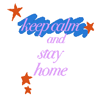 Corona Stay Home Sticker