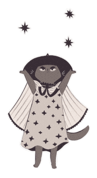Cat Wow Sticker by Poupoutte