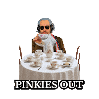 Tea Party Drinking Sticker