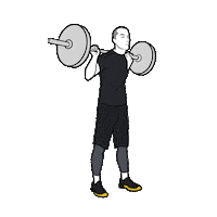 Crossfit Squats Sticker by JLFITNESSMIAMI