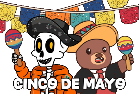 May 5Th Spanish Sticker by BEARISH
