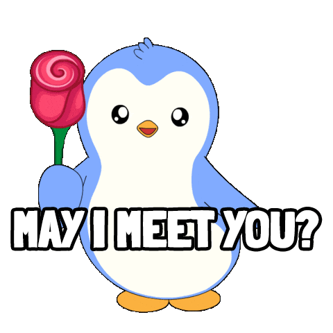 I Love You Kiss Sticker by Pudgy Penguins