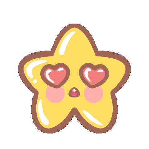 Kokodrawsstuff giphyupload love heart wow Sticker