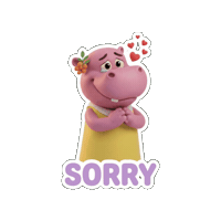 Sorry Forgive Me Sticker