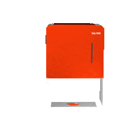 salverindia india orange corona product Sticker