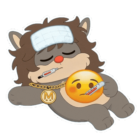 Sick Emoji Sticker