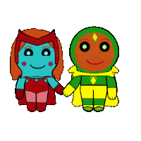 Vision Wanda Sticker