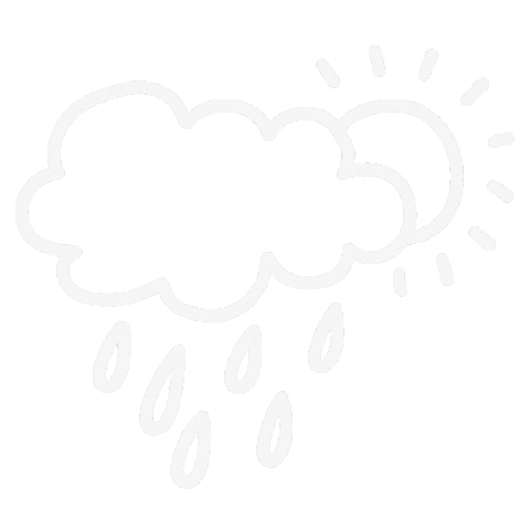 Sun Rain Sticker