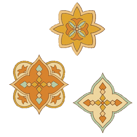 Pattern Kaleidoscope Sticker by Nine Lives bazaar
