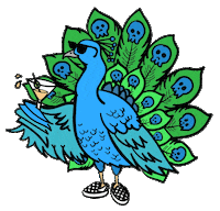 Dance Chicken Sticker by Taylor Reeve