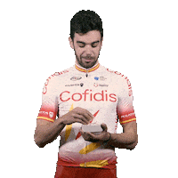 cofidis cycling popcorn Sticker by Team Cofidis - #CofidisMyTeam