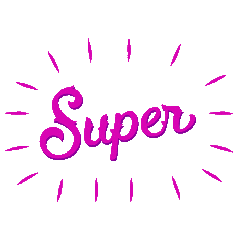 Happy Super Girl Sticker