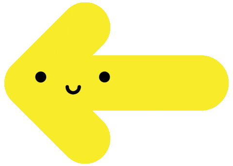 Happy Arrow Sticker by mochikids