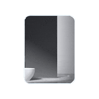 DurovinBathrooms mirror bathroom reflection led Sticker