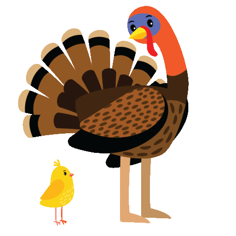 Vegan Turkey Sticker by Mercy For Animals
