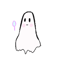 Ghost Sticker by PiM Arts High School