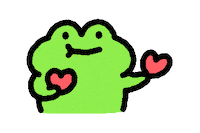 dricstudio love heart illustration animal Sticker