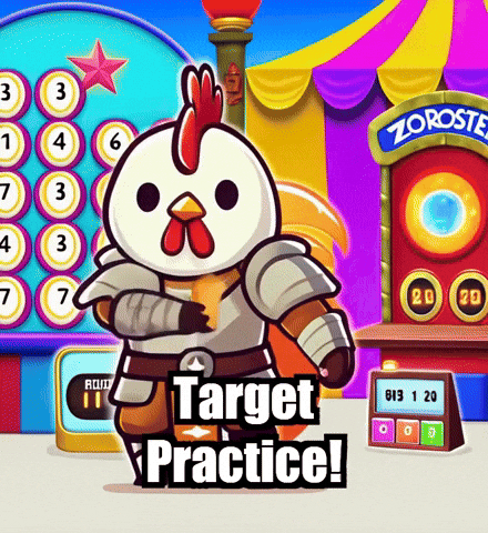 Arcade Target Practice GIF by Zorooster