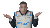 Champion Shrug Sticker by INDYCAR