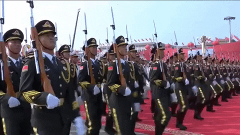 giphydvr china giphynewsinternational military parade 70th anniversary GIF