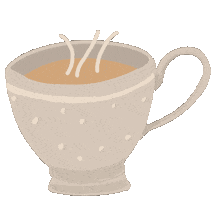 Coffee Flowers Sticker