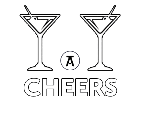 Cheers Elevate Sticker by Elevated Craft