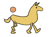 fabianfucci ball horse walk GIF