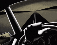 Road Trip Drive GIF