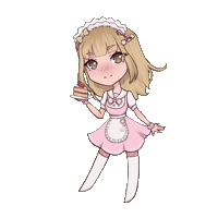 Chiyo Sticker by Meian Maid Cafe