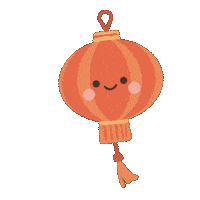 Happy New Year Orange Sticker by christellesayshi