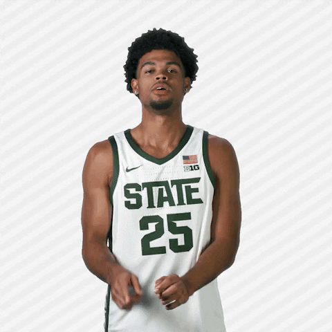 Silence Msu GIF by Michigan State Athletics