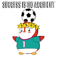 Football Success Sticker by Pudgy Penguins