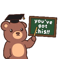 Teddy Bear Good Luck Sticker by BEARISH