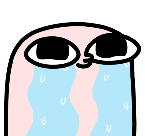 Sad Cry Sticker by KETNIPZ