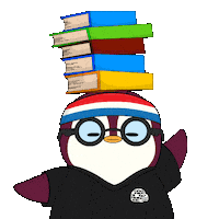 School Read Sticker by Pudgy Penguins