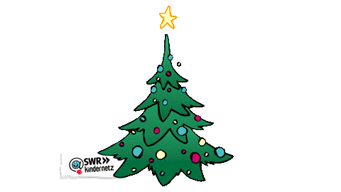 christmas tree Sticker by SWR Kindernetz