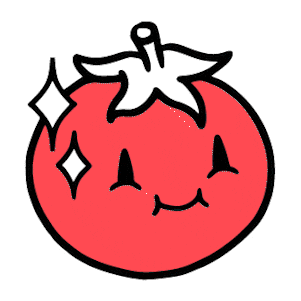 Doodles Tomato Sticker
