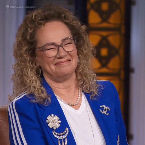 Dragons Den Smile GIF by CBC