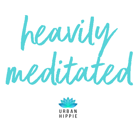 urbanhippiewellness giphyupload yoga wellness meditation Sticker