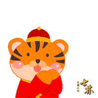 Chinese New Year Tiger Sticker by ShihlinSnacks