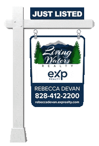 LivingWatersByExpRealty real estate realtor sign realty Sticker